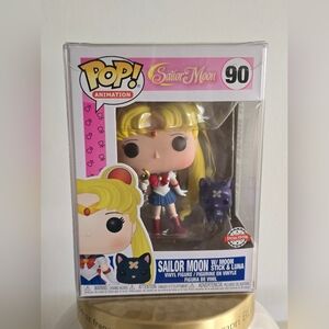 **SOLD** Funko Pop Sailor Moon with Moon Stick and Luna - #90 Special Edition